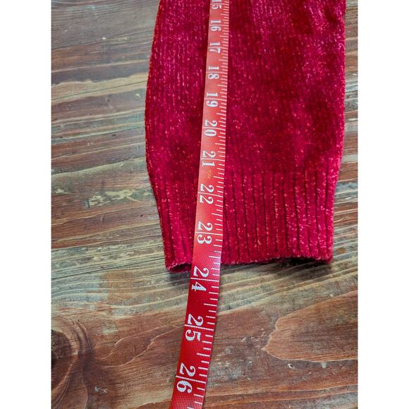 Allison Daley Chunky Red Sweater - Picture 8 of 10